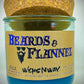 Beards & Flannel | Candle | 100% Recycled Glass | WicksNWax