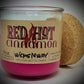 Red Hot Cinnamon | Candle | 100% Recycled Glass  | WicksNWax