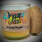 Dreamsicle | Candle | 100% Recycled Glass | WicksNWax