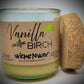Vanilla Birch | Candle | 100% Recycled Glass | WicksNWax