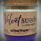 Velvet Suede | Candle | 100% Recycled Glass | WicksNWax