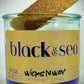 Black Sea | Candle | 100% Recycled Glass | WicksNWax