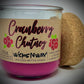 Cranberry Chutney | Candle | 100% Recycled Glass | WicksNWax