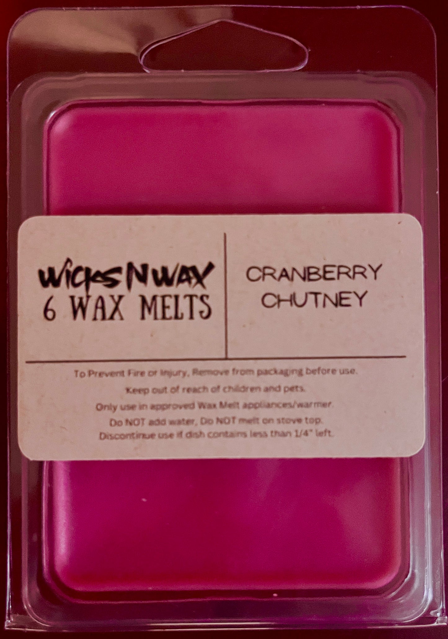 Cranberry Chutney | Melts | WicksNWax