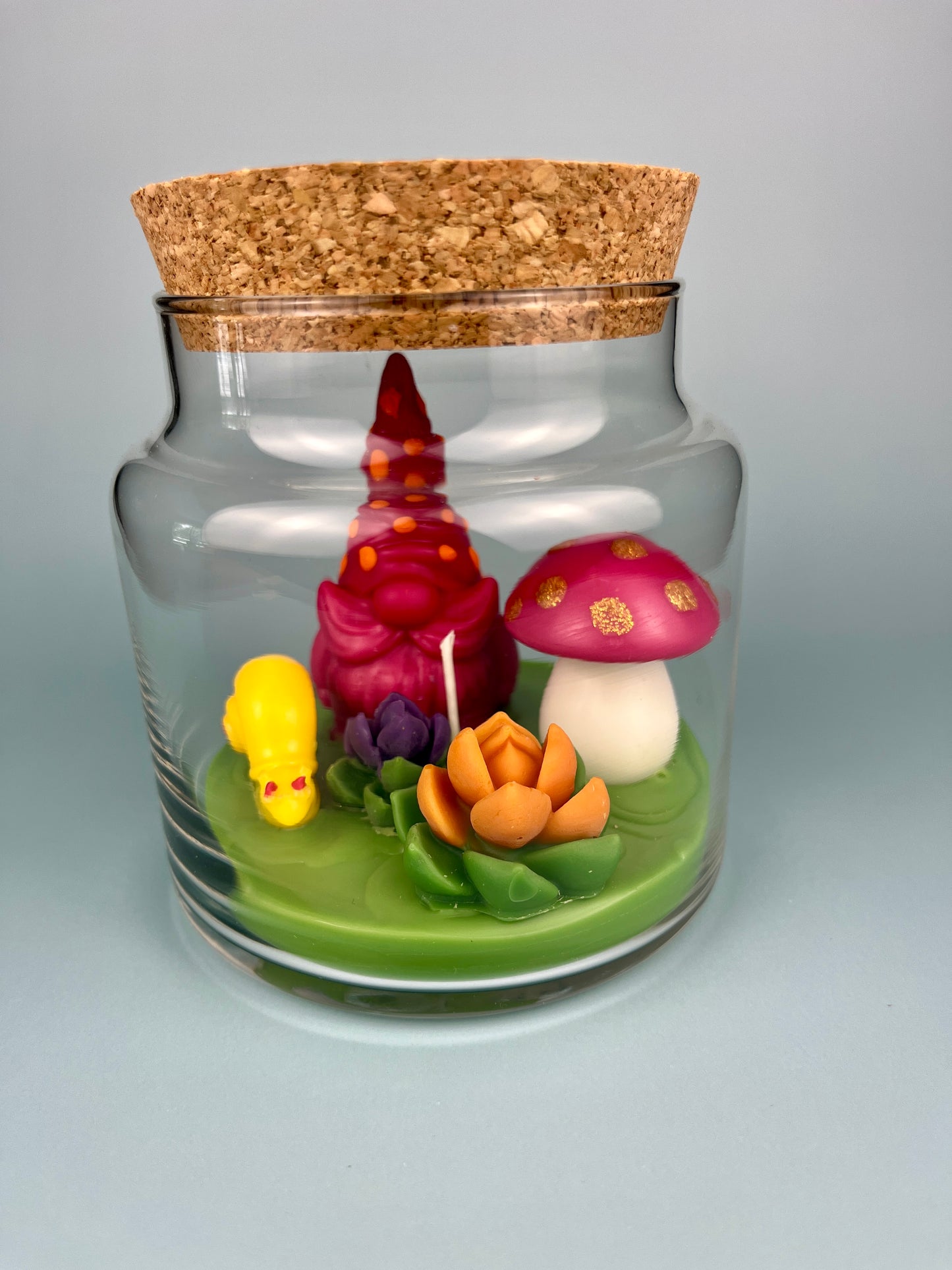 Garden Gnome Art Candle | Specialty | WicksNWax