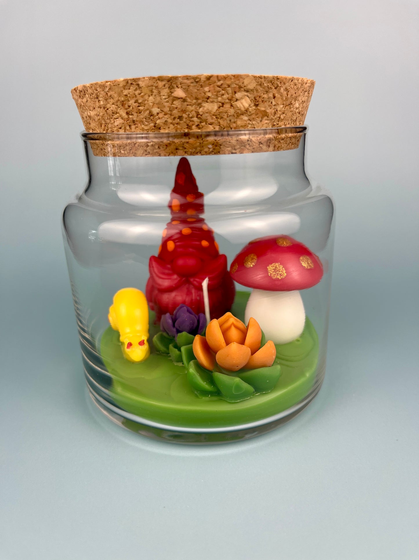 Garden Gnome Art Candle | Specialty | WicksNWax