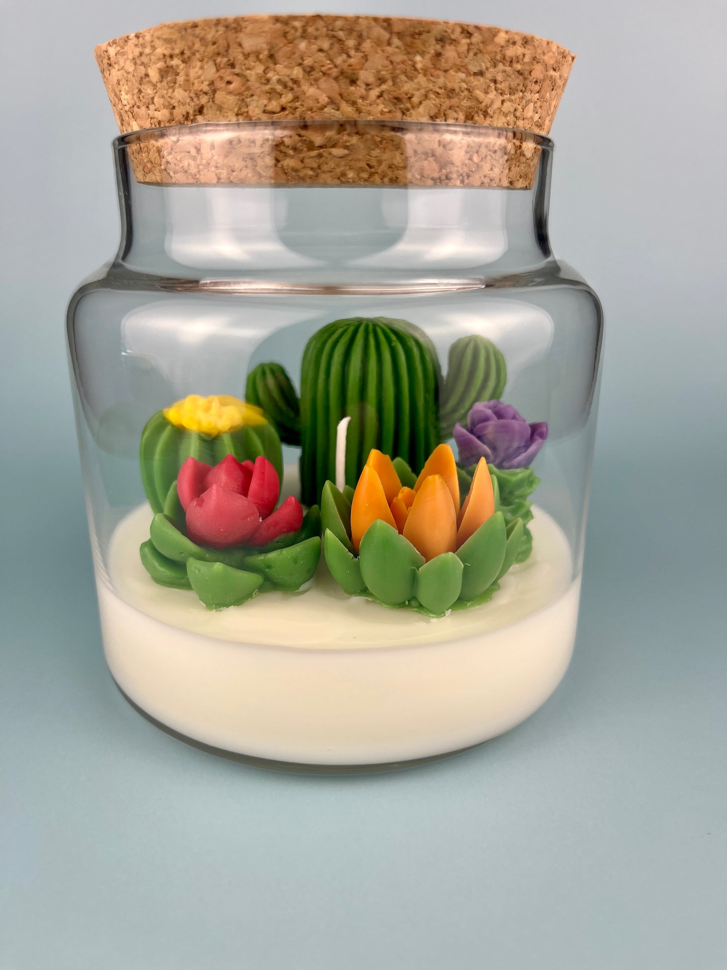 Cactus Art Candle | Large | WicksNWax