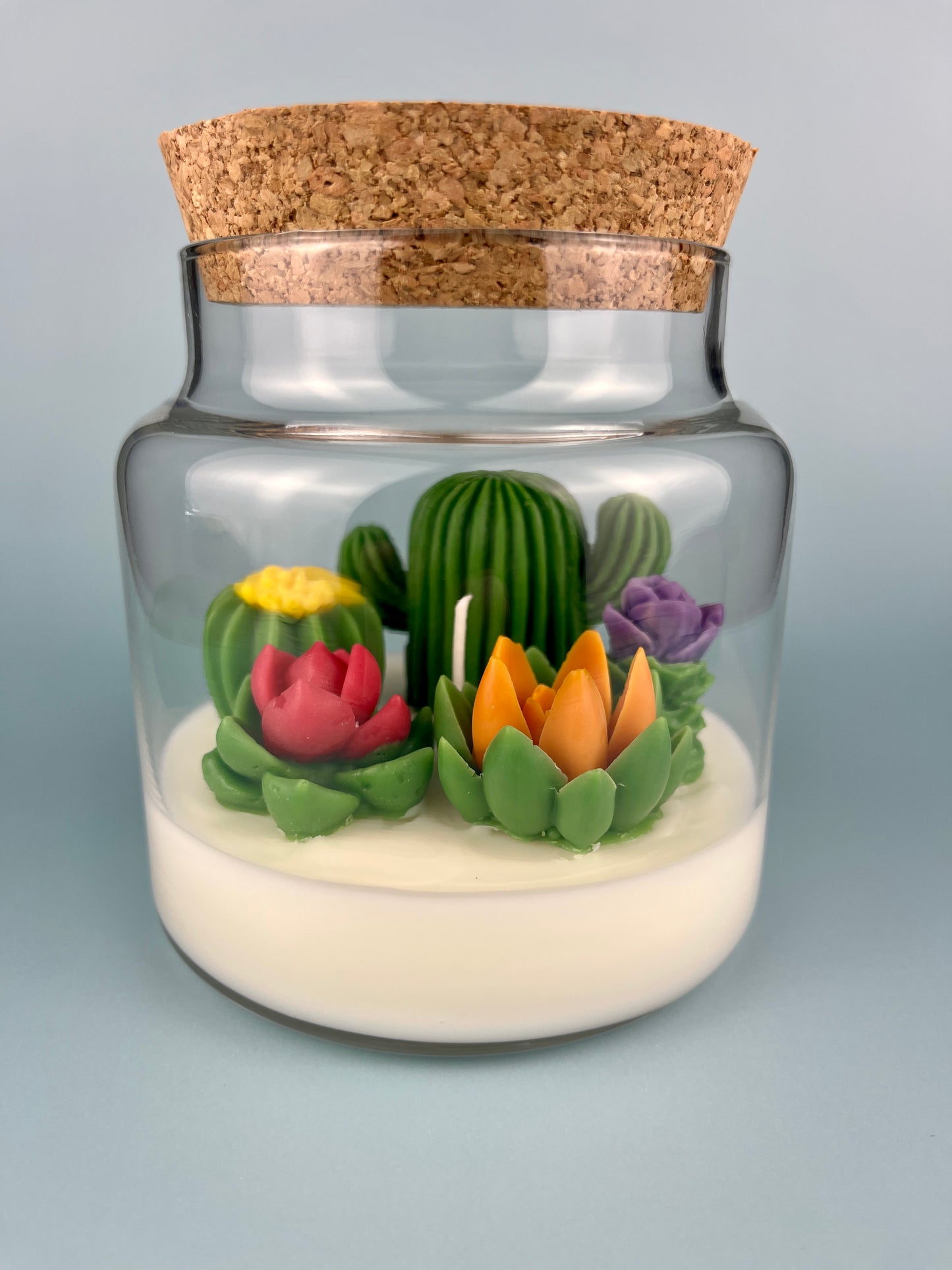 Cactus Art Candle | Large | WicksNWax