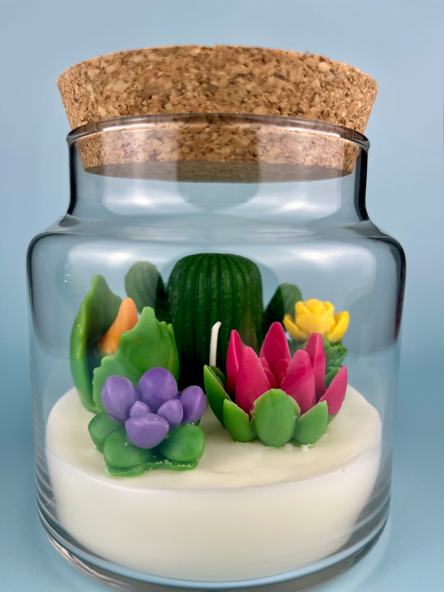 Cactus Art Candle | Large | WicksNWax
