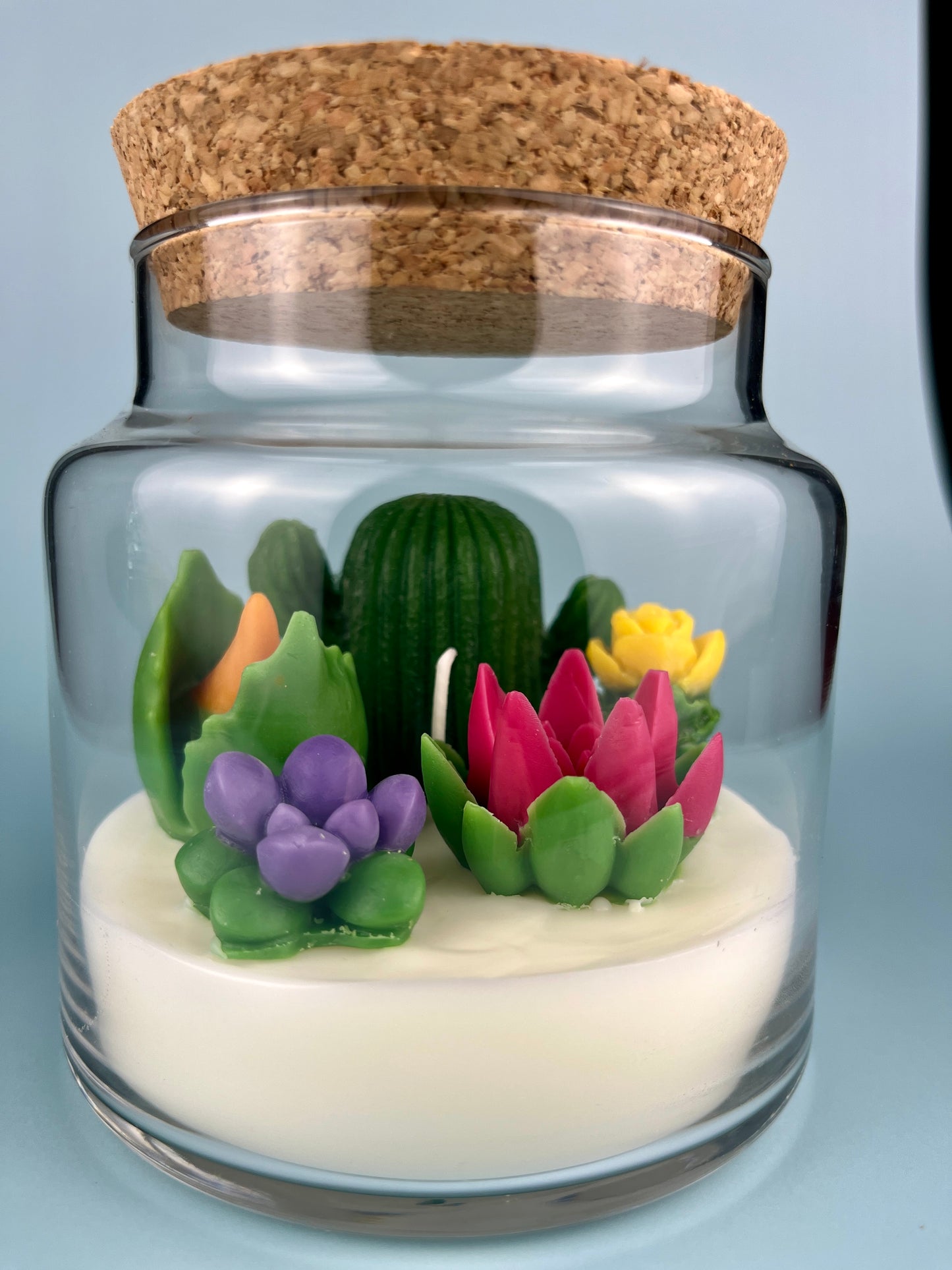 Cactus Art Candle | Large | WicksNWax