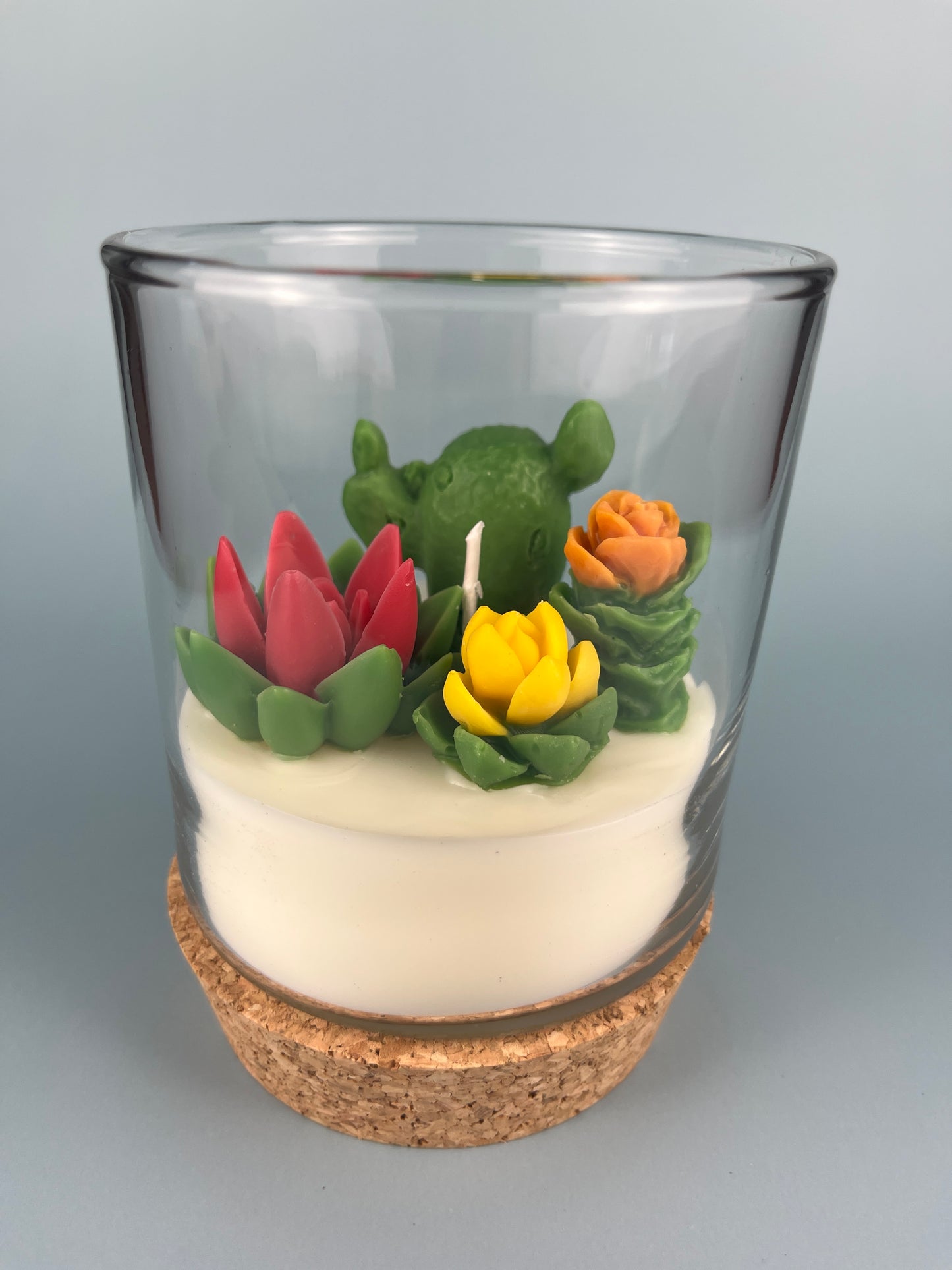 Cactus Art Candle | Small | WicksNWax