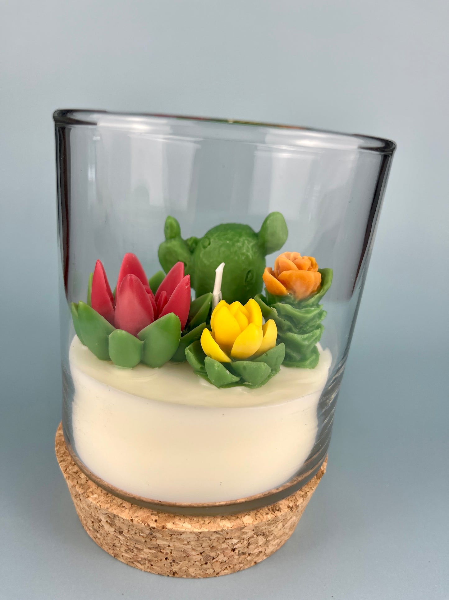 Cactus Art Candle | Small | WicksNWax