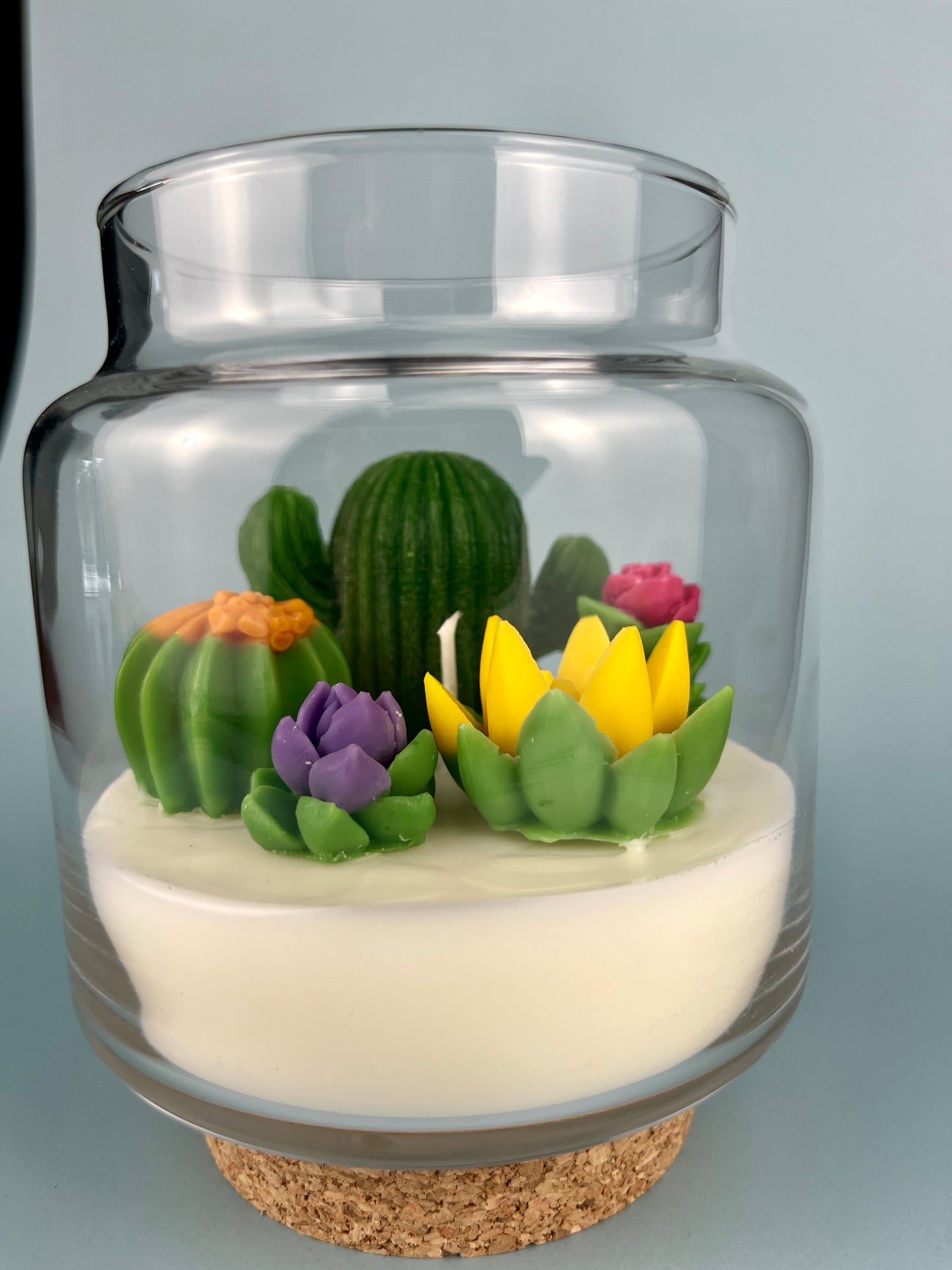 Cactus Art Candle | Large | WicksNWax