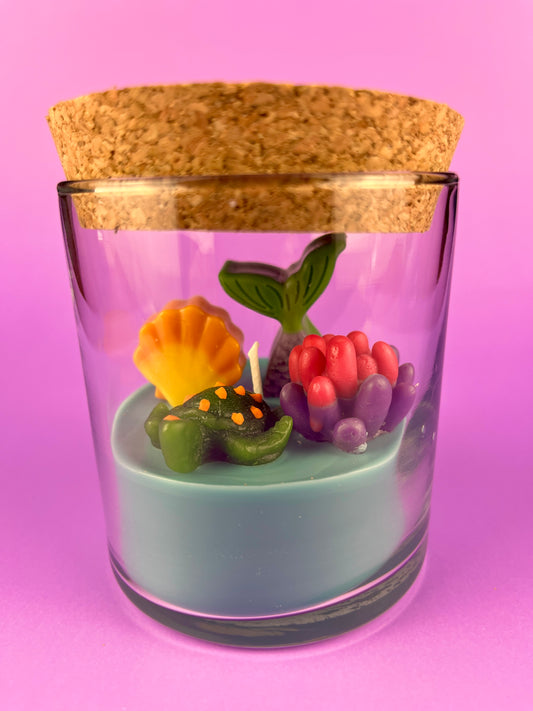 Sea Art Candle | Small | WicksNWax