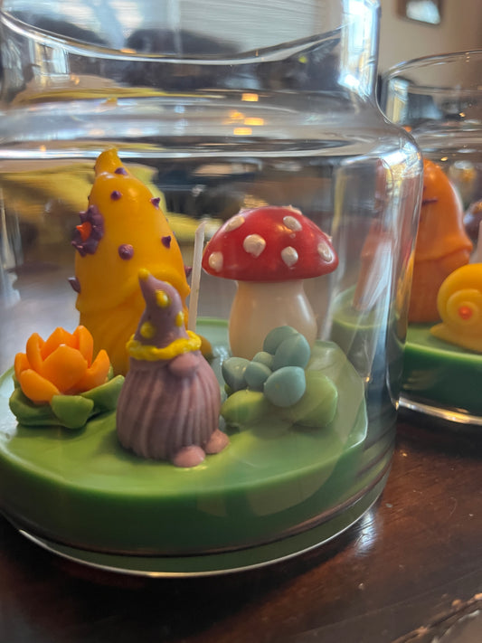 Garden Gnome | Specialty Art Candle | Large | WicksNWax