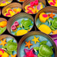 Small WicksNWax sea art tin set featuring sea turtles, starfish, and shell-shaped wax